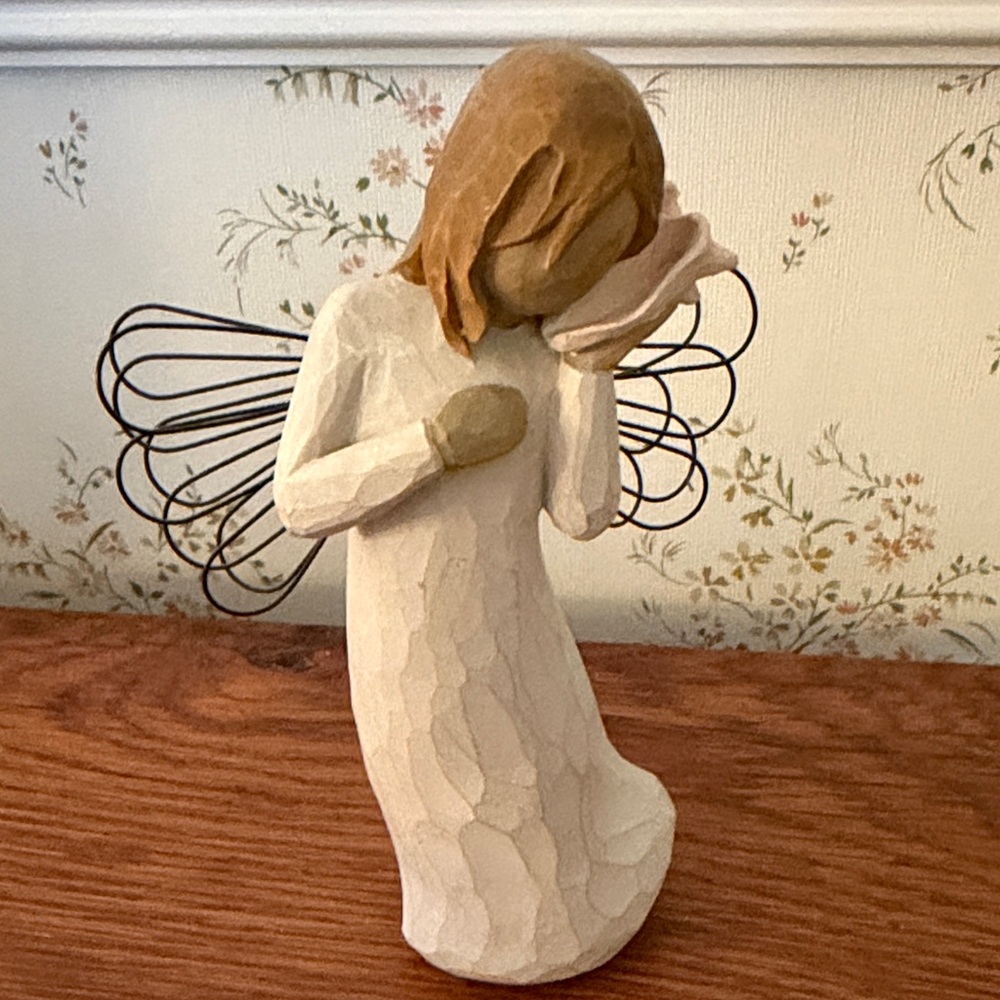 Willow Tree “Thinking of You” Angel figurine.